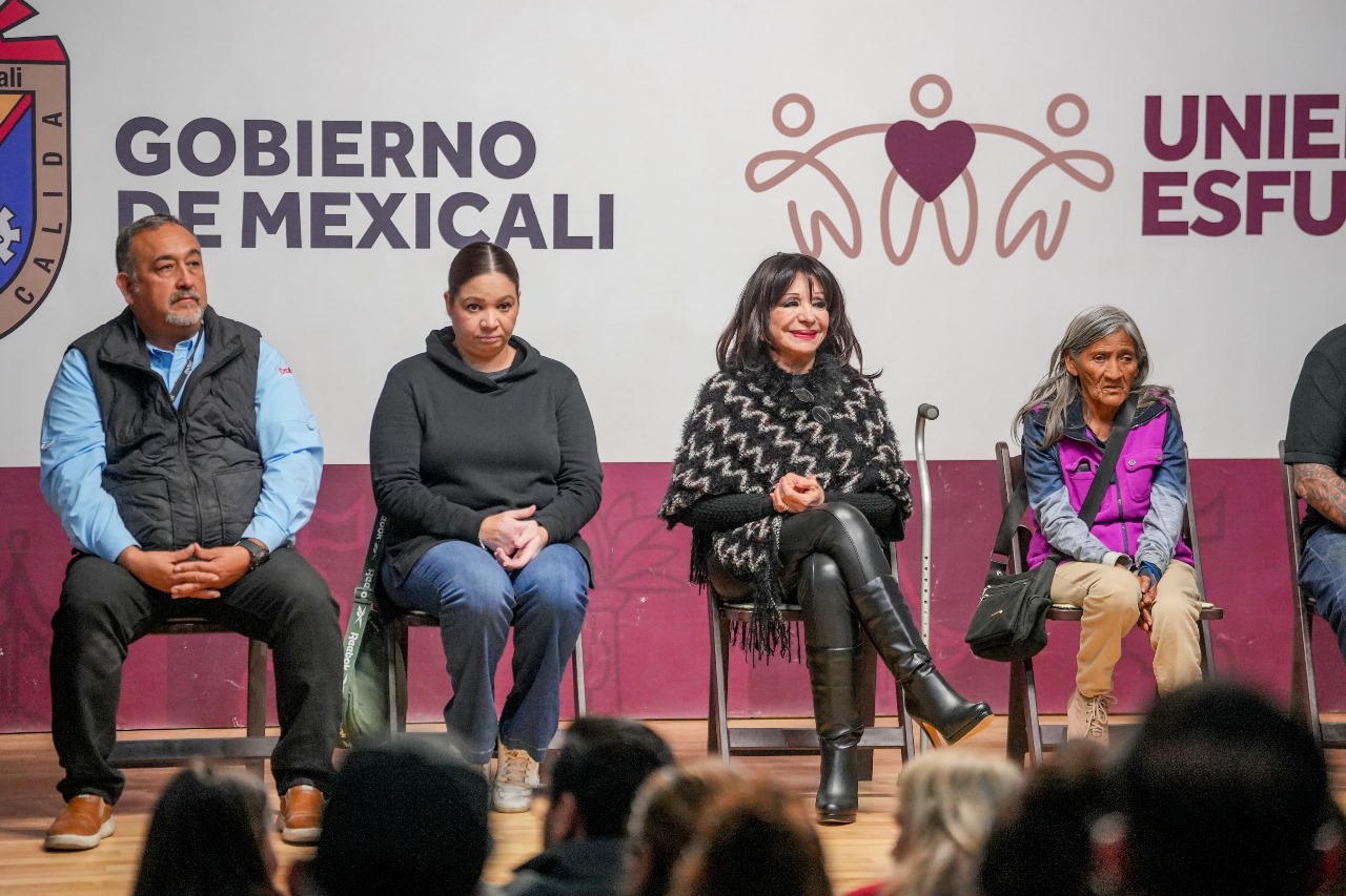 UNIENDO ESFUERZOS: NORMA BUSTAMANTE ENTREGA APOYOS PARA EL BIENESTAR DE MEXICALI