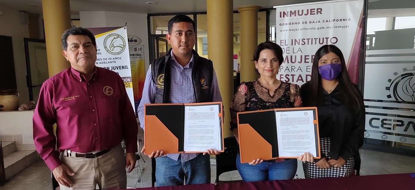 ESJUDE SUMA ESFUERZOS CON INMUJERBC PARA PREVENIR LA VIOLENCIA