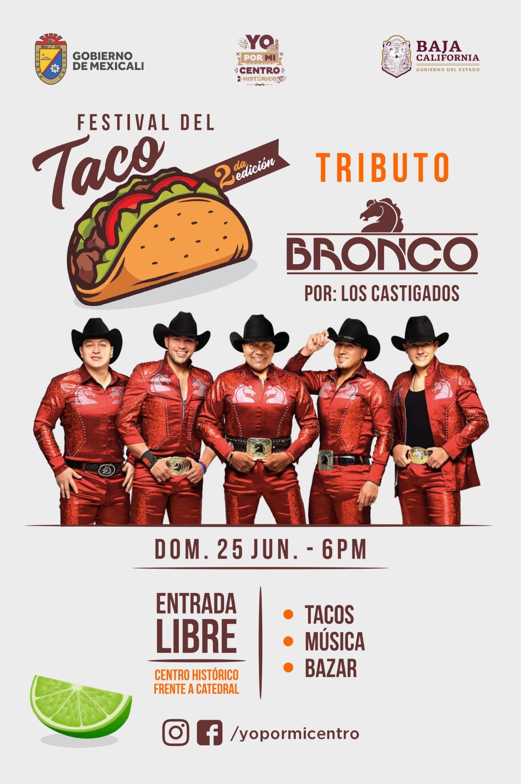 ESTE DOMINGO ES LA 2DA. EDICIÓN DEL FESTIVAL DEL TACO EN EL CENTRO HISTÓRICO